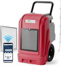 ALORAIR 190 PPD LGR Commercial Dehumidifier with Pump & Drain Hose, Smart APP Control up to 2,600 Sq.Ft Industrial Dehu for Home, Water Damage Restore, Basements, Job Sites, 5 Years Limited Warranty