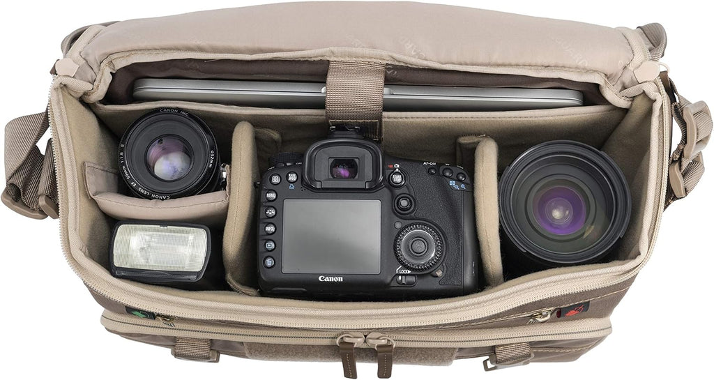 Vanguard VEO RANGE38 BG Messenger Bag for DSLR or Mirrorless/CSC Camera, Beige