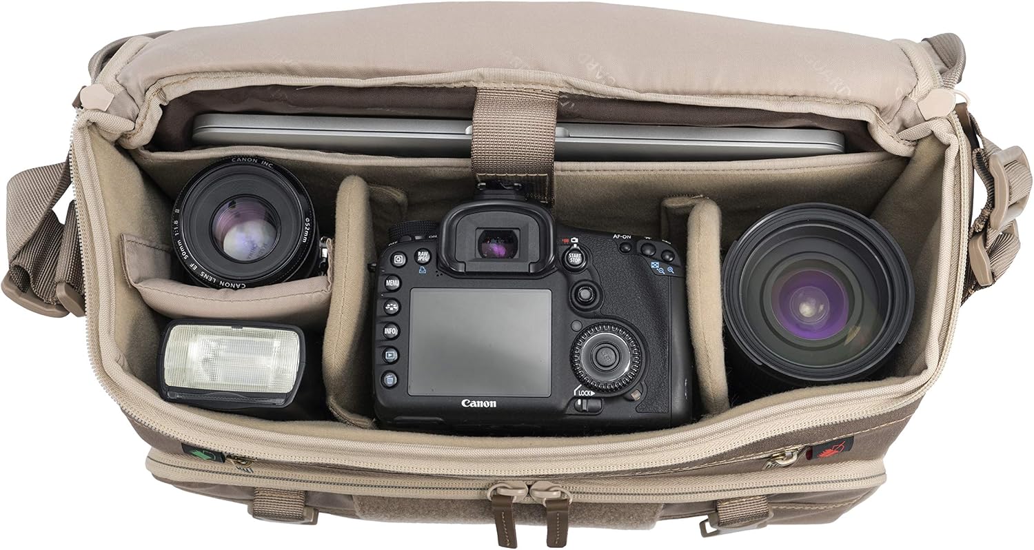 Vanguard VEO RANGE38 BG Messenger Bag for DSLR or Mirrorless/CSC Camera, Beige