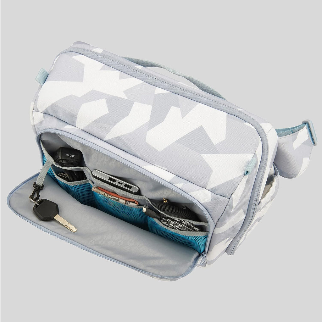 HEX Ranger DSLR XL Camera Sling – with Adjustable Carry Straps, Ample Interior Dividers, Water-Resistant Fabric, YKK Premium Zippers & More – Arctic Camo
