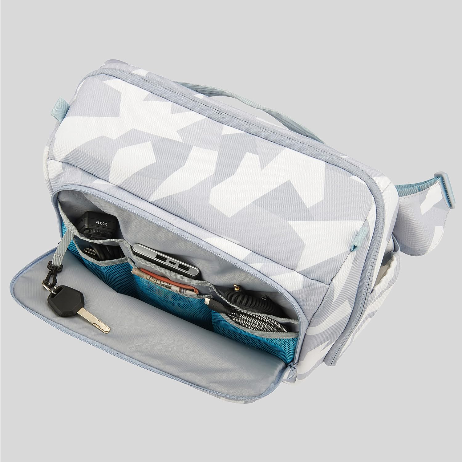 HEX Ranger DSLR XL Camera Sling – with Adjustable Carry Straps, Ample Interior Dividers, Water-Resistant Fabric, YKK Premium Zippers & More – Arctic Camo