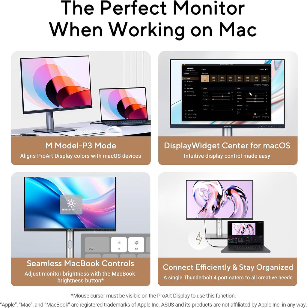 ASUS ProArt Display 32' 6K Professional Monitor (PA32QCV) - IPS, 6K (6016 x 3384), 98% DCI-P3, LuxPixel™, ΔE < 2, Calman Verified, Thunderbolt 4, DisplayHDR600, DisplayWidget, 3 yr Warranty
