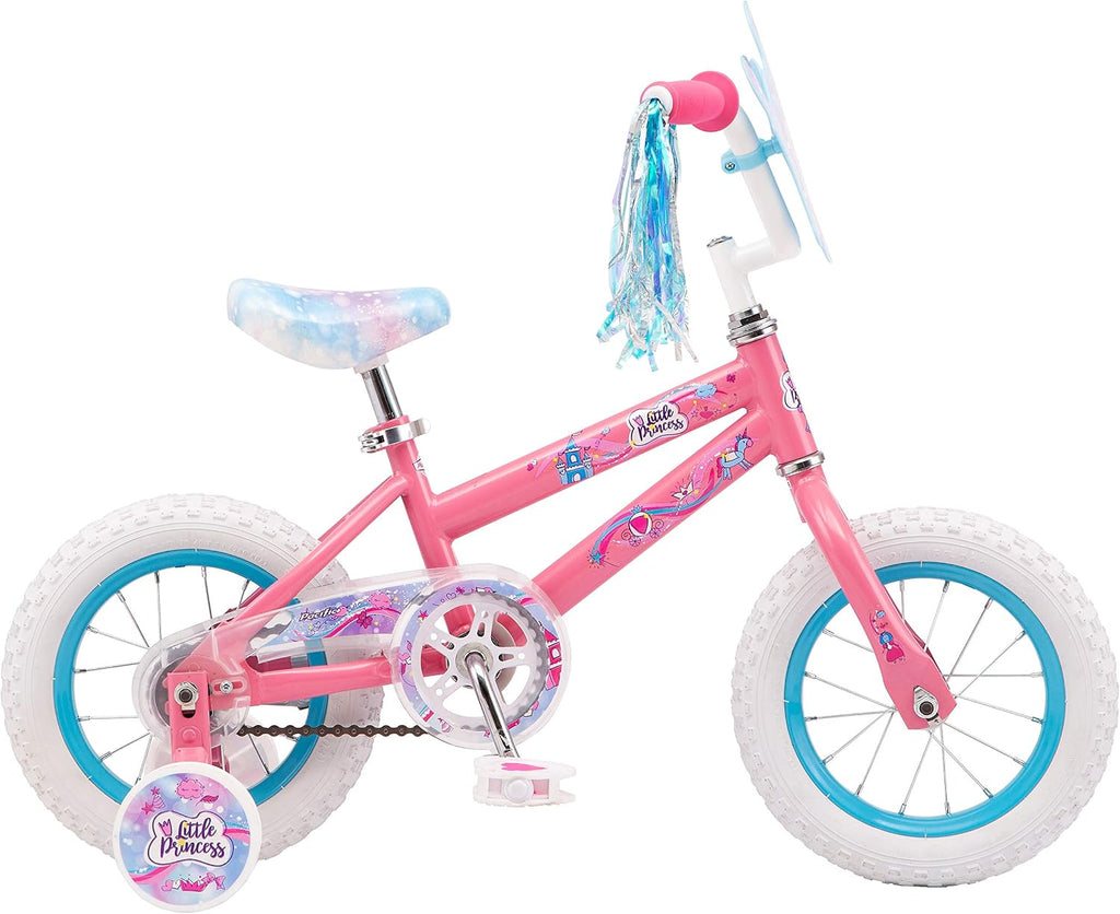 Pacific Character Kids Bike for Boys & Girls Ages 3-7 Year Old, 12 or 16-Inch Wheels Option, Steel Frame, Coaster Brakes, Adjustable & Quick Release Seat, Training Wheels Included, Great for Beginners