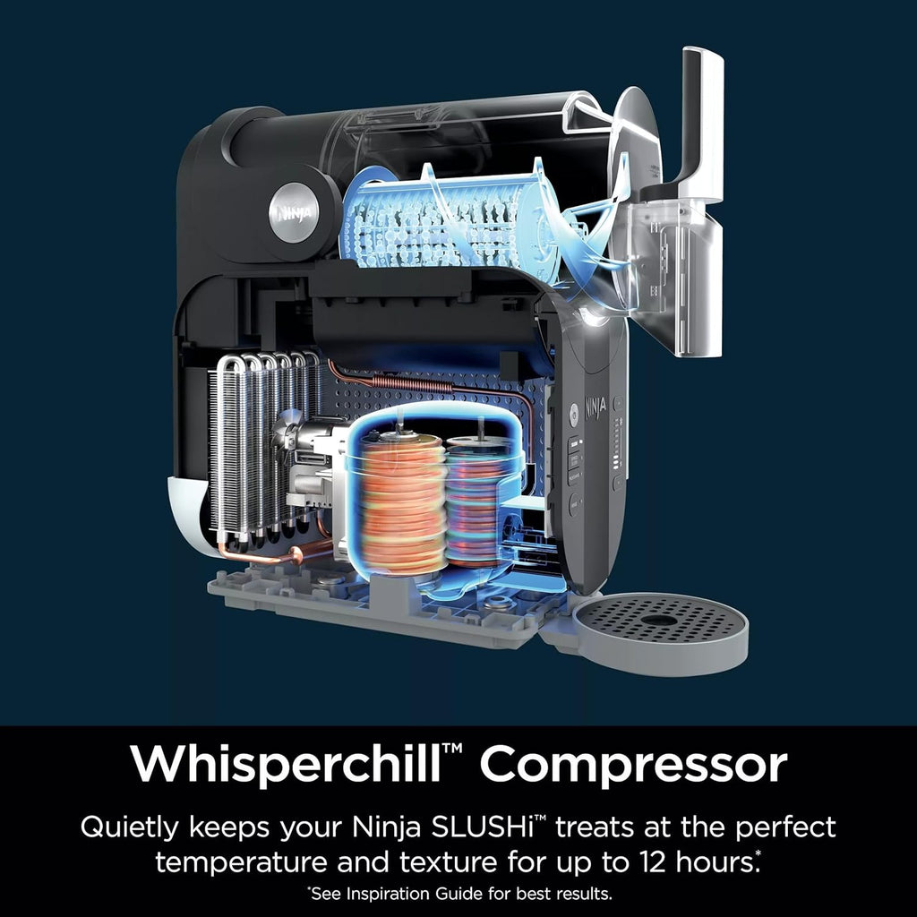 Ninja (Refurbished) SLUSHi with RapidChill Technology, 96 oz. Frozen Drink & Slushie Machine, 5 Preset Programs, Slush, Spiked Slush, Frappe, Milkshake, Frozen Juice, FS305CO (Renewed)