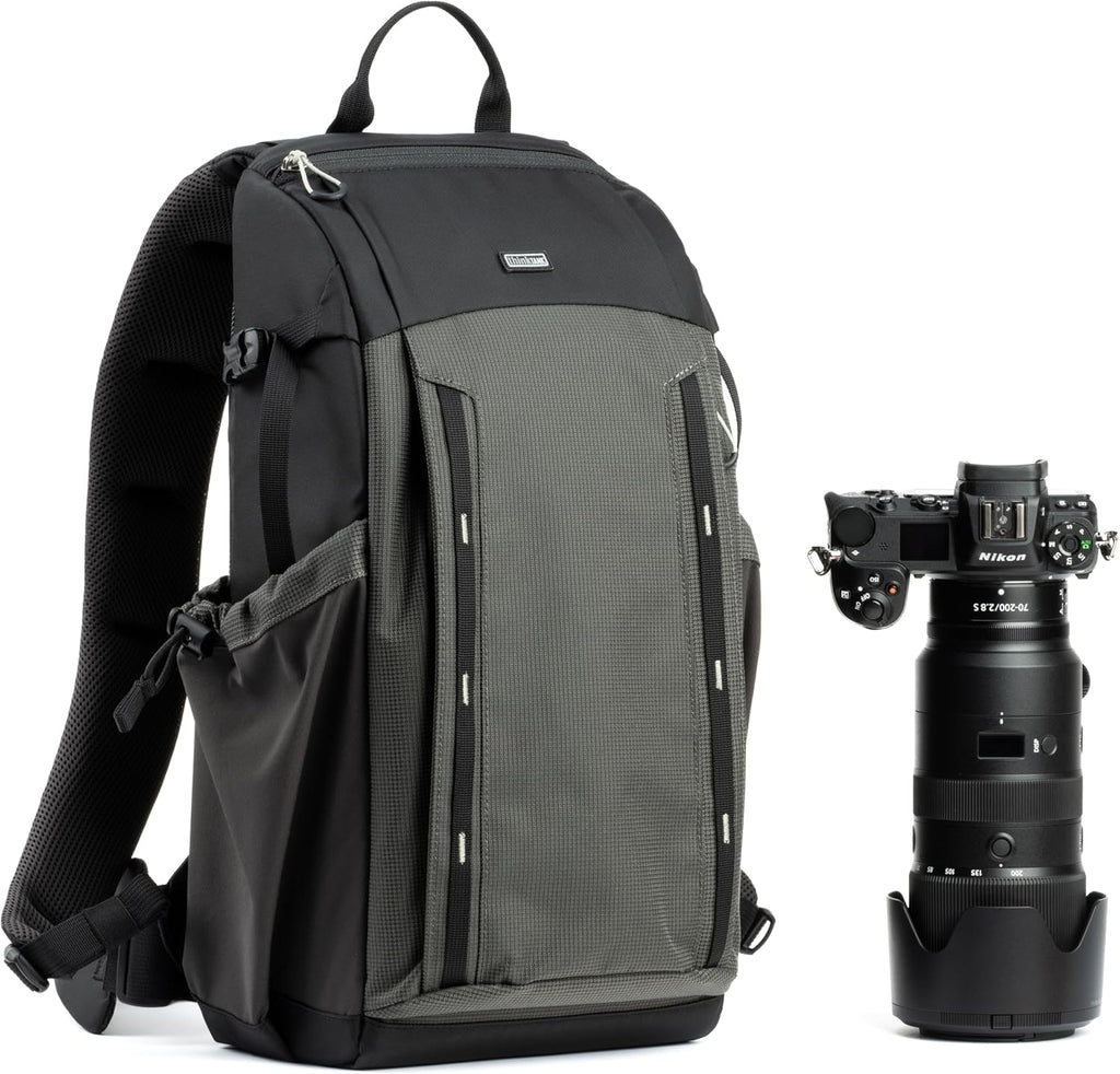 Think Tank Backlight Sprint Lightweight Slim Camera Daypack Backpack for DSLR, Mirrorless, Photography and Video - Slate Black