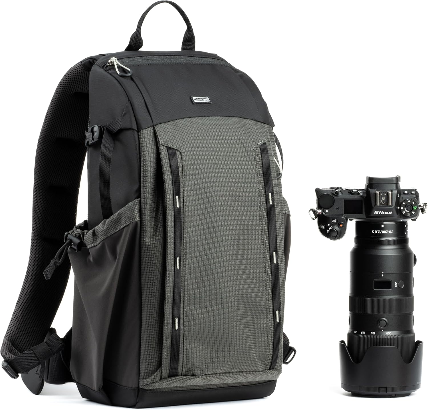 Think Tank Backlight Sprint Lightweight Slim Camera Daypack Backpack for DSLR, Mirrorless, Photography and Video - Slate Black