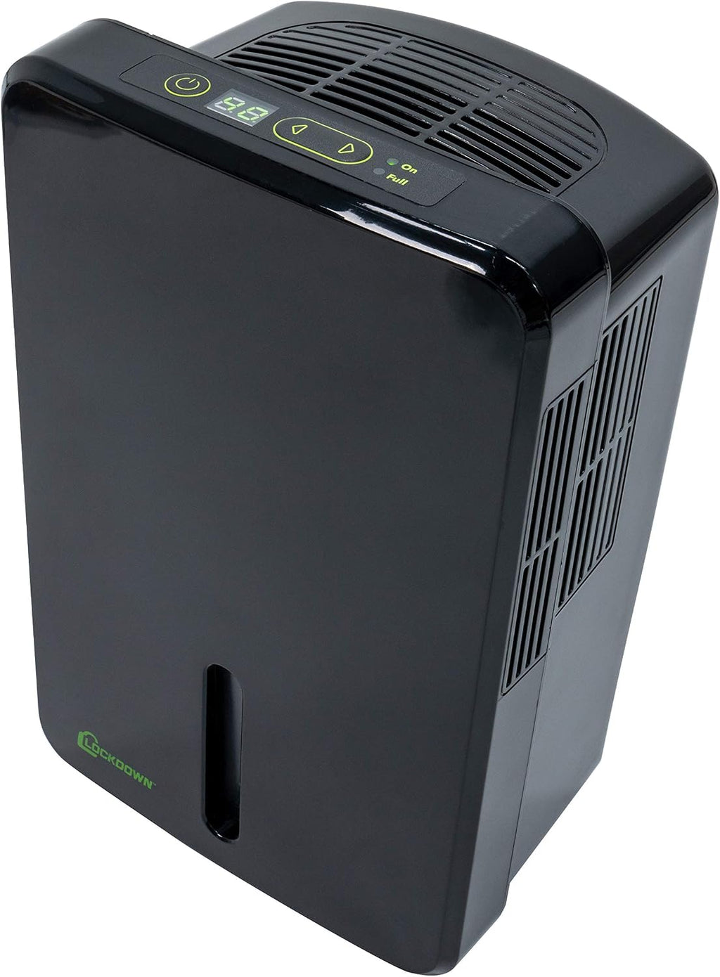 LOCKDOWN Automatic Dehumidifier with Quiet Operation, Drain Hose and Self Monitoring Controls for Humidity Control in Small Rooms, Safes and Closets
