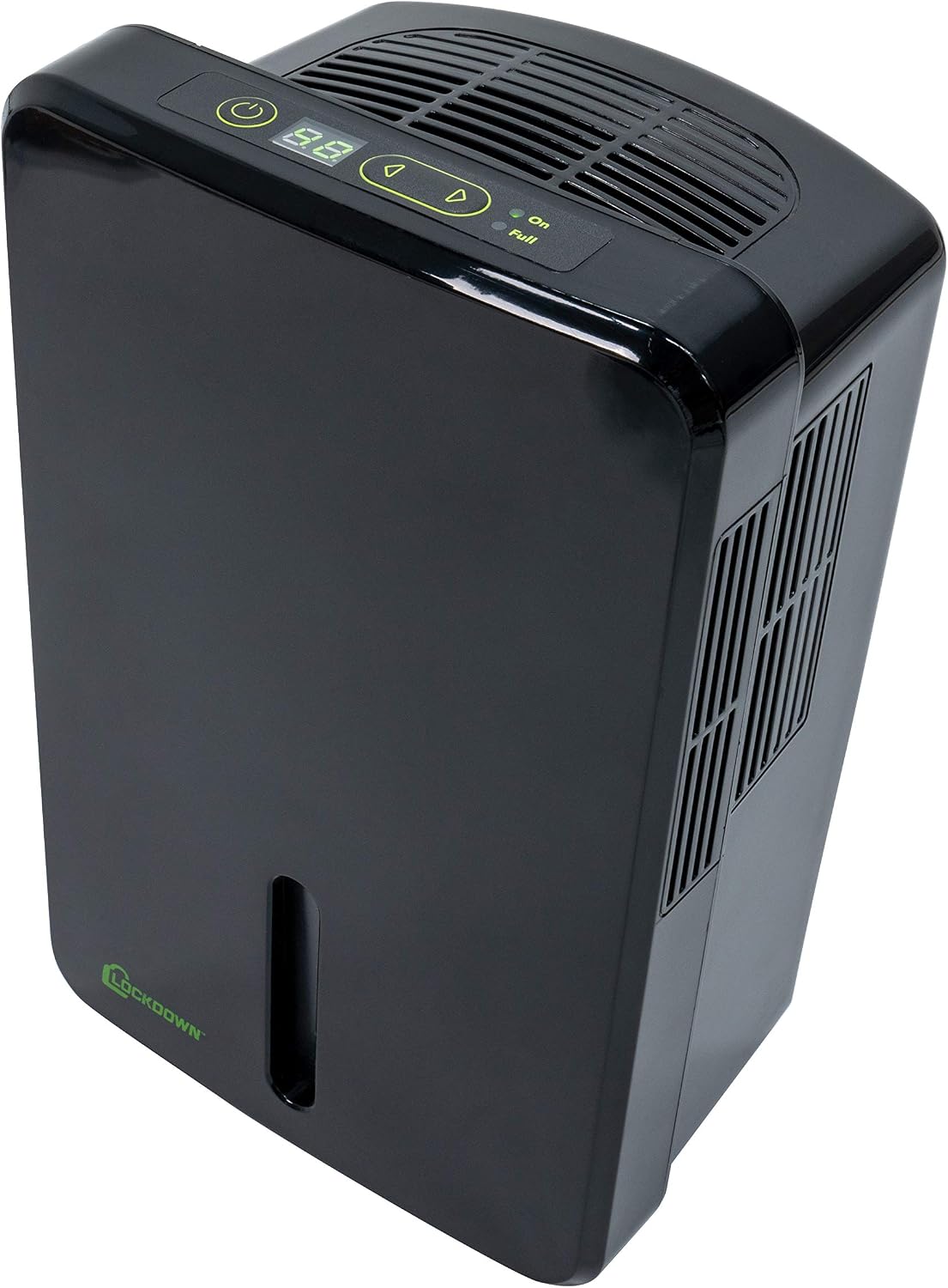 LOCKDOWN Automatic Dehumidifier with Quiet Operation, Drain Hose and Self Monitoring Controls for Humidity Control in Small Rooms, Safes and Closets