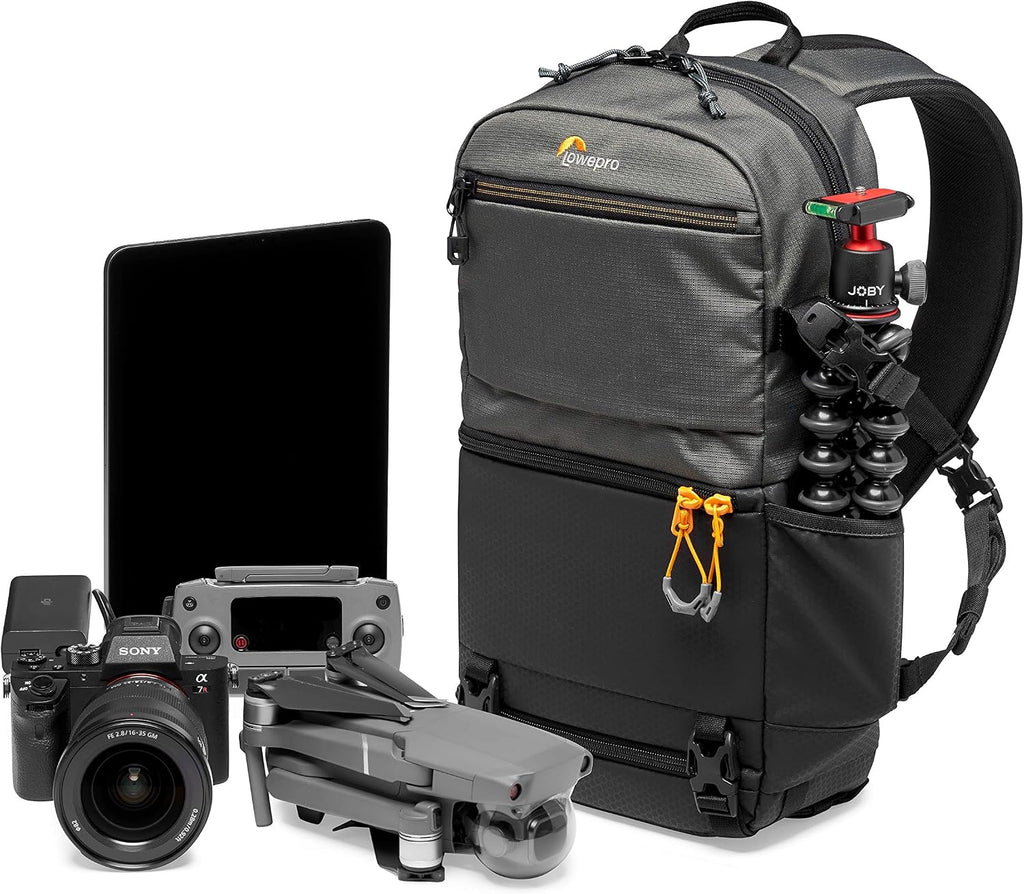 Lowepro Slingshot SL 250 AW III Mirrorless and DSLR Sling Camera Bag with QuickDoor Access and 10 inch Tablet Compartment DSLR Accessories - for Sony A7, iPad, Surface Pro - 300D Ripstop - Grey, Model: LP37334-PWW