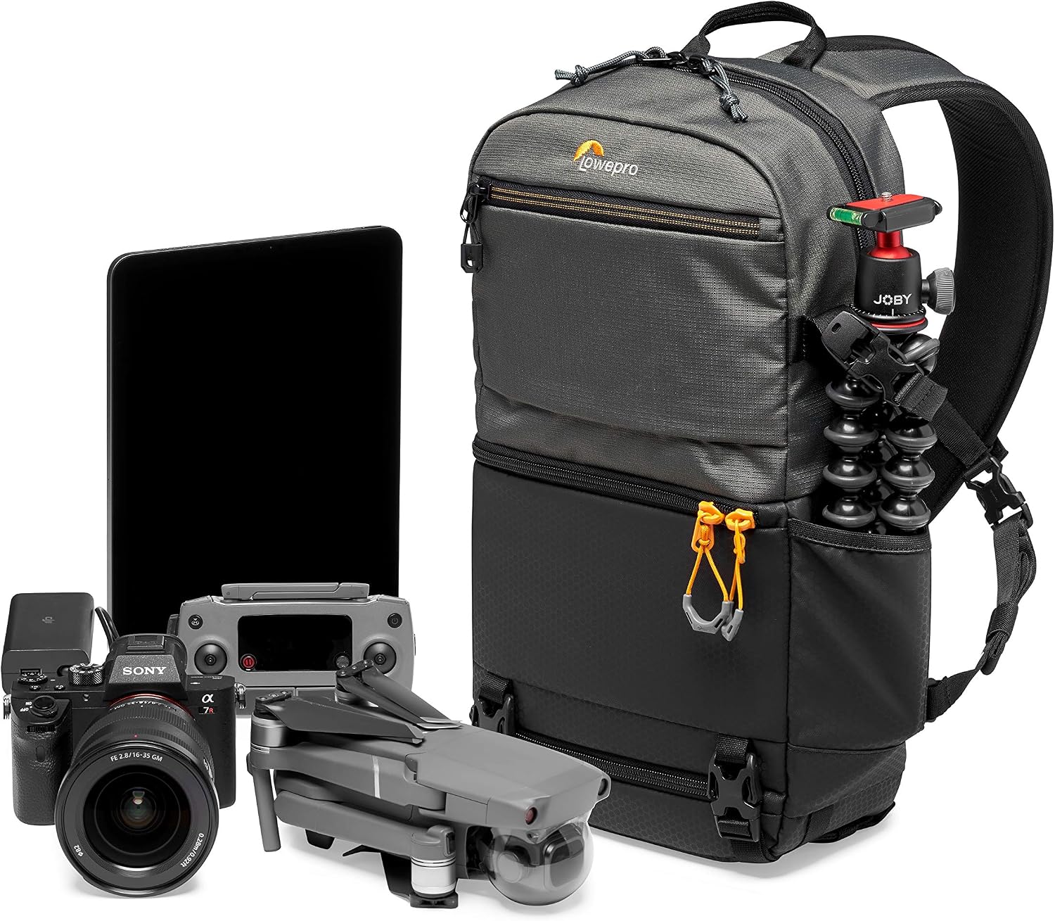 Lowepro Slingshot SL 250 AW III Mirrorless and DSLR Sling Camera Bag with QuickDoor Access and 10 inch Tablet Compartment DSLR Accessories - for Sony A7, iPad, Surface Pro - 300D Ripstop - Grey, Model: LP37334-PWW