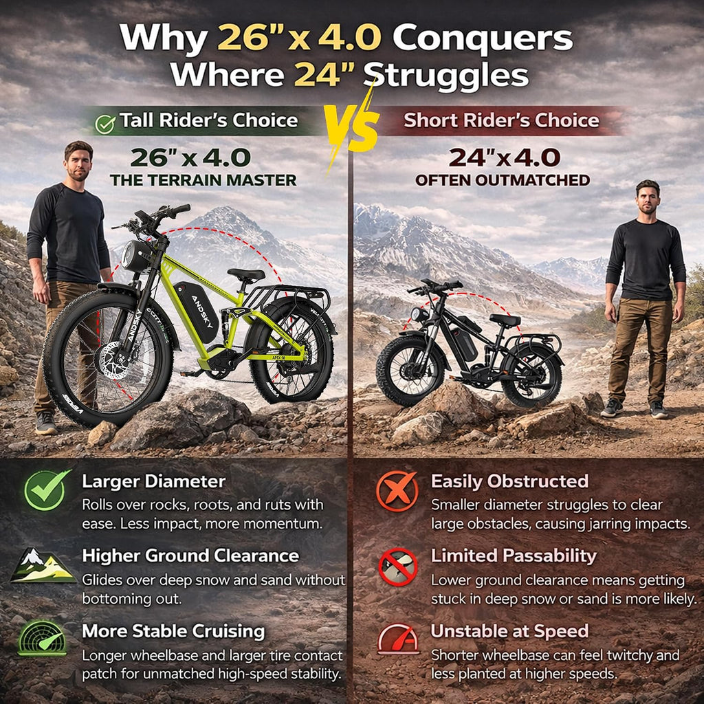 9000W Peak Dual Motor Electric Bike for Adults, 52V/48V 26' Fat Tire Full Suspension, 40-47MPH & 110 Miles, Hydraulic Brakes, UL2849