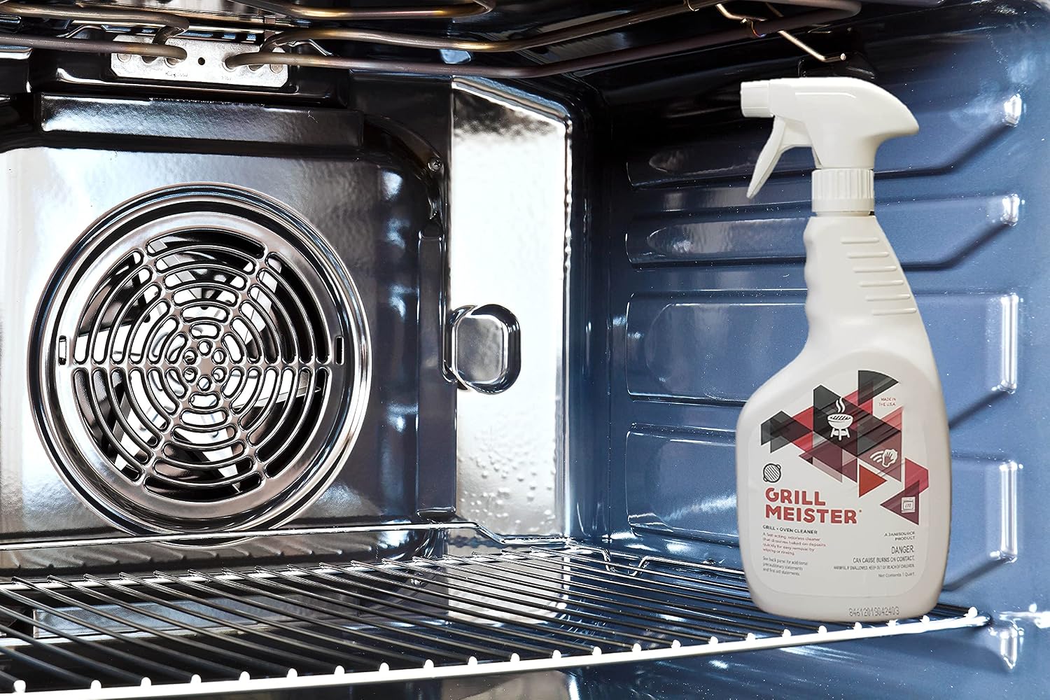 GrillMeister Grill, Grate, Barbeque & Oven - Heavy Duty Cleaner/Degreaser - Quart (Case of 12)