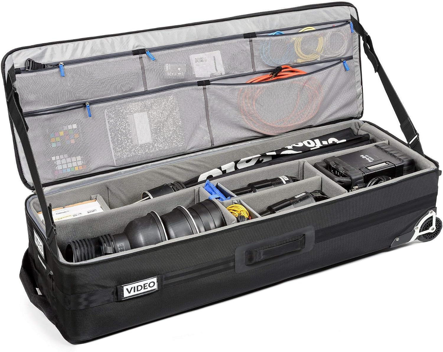 Think Tank Production Manager 50 V2, 2 Wheel Rolling Camera Case - Black, Large