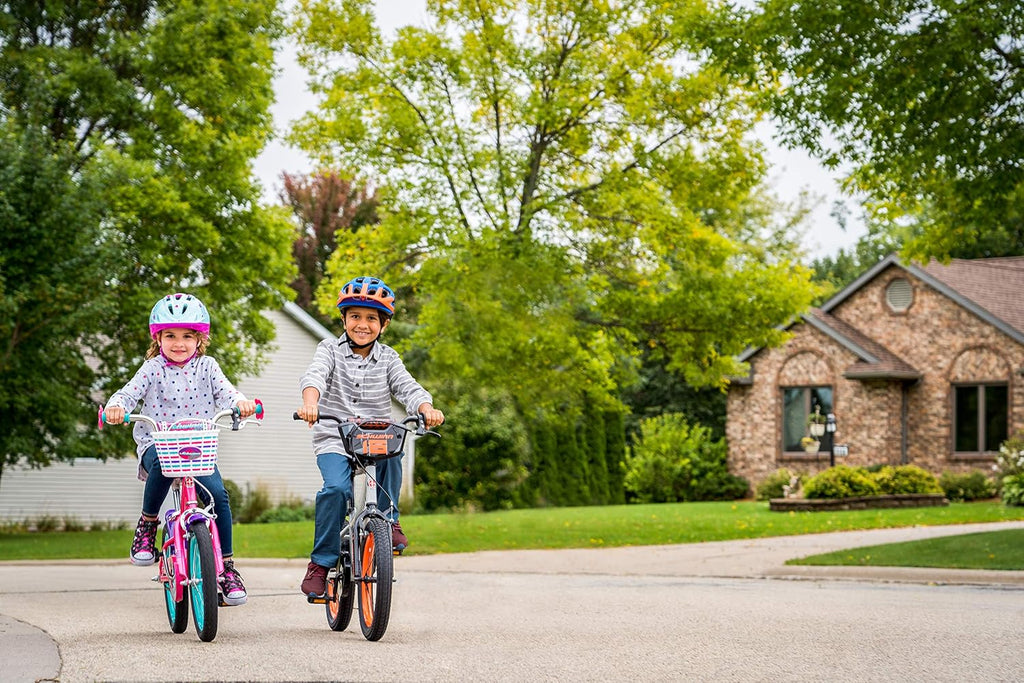 Schwinn Firehawk or Scorch Bike, 16 or 20 Inch Bike for Kids Ages 3-13, with Training Wheels or Adjustable Seat, Rear Coaster Brake & Front or Front & Rear Hand Brake, for Girls & Boys