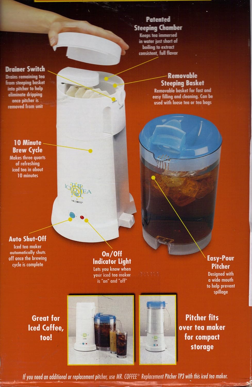 Mr. Coffee TM3 Iced Tea Maker