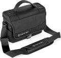 Tamrac Derechoe 3 Camera Bag for Photographers, Camera Case for Photography Accessories, Shoulder Bag for Compact DSLR and Mirrorless Cameras, Crossbody Camera Bag with Tablet Sleeve - Black