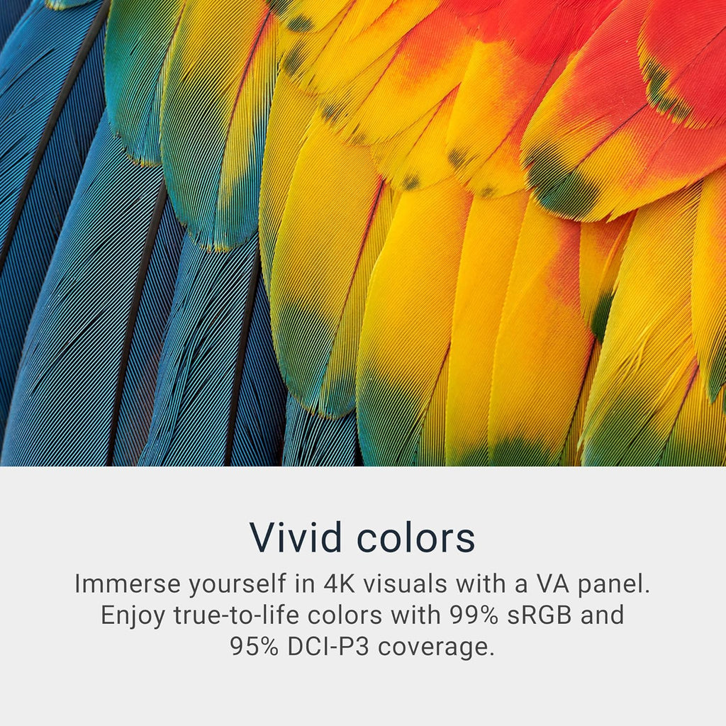 Dell 32 Plus 4K Monitor - S3225QS - 31.5-inch 4K (3840 x 2160) up to 120Hz 16:9 Display, VA Panel, AMD FreeSync Premium, 99% sRGB, 95% DCI-P3, 1500:1 Contrast Ratio, Comfortview - Ash White