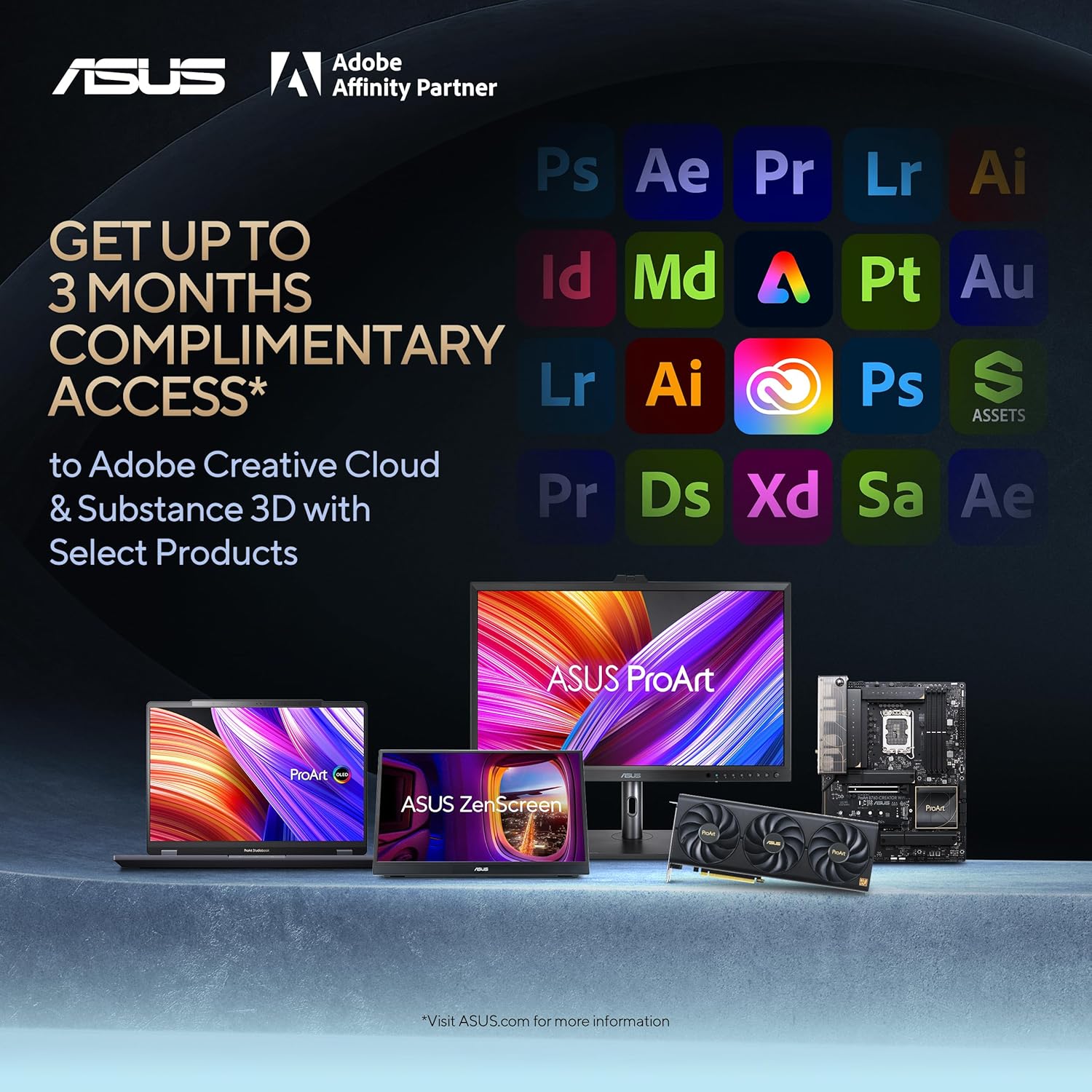 ASUS ProArt Display 27' Monitor PA278CV - WQHD (2560 x 1440), IPS, 100% sRGB, 100% Rec. 709, ΔE < 2, Calman Verified, USB Hub, USB-C, DisplayPort Daisy-Chaining, HDMI, Eye Care, Height Adjustable
