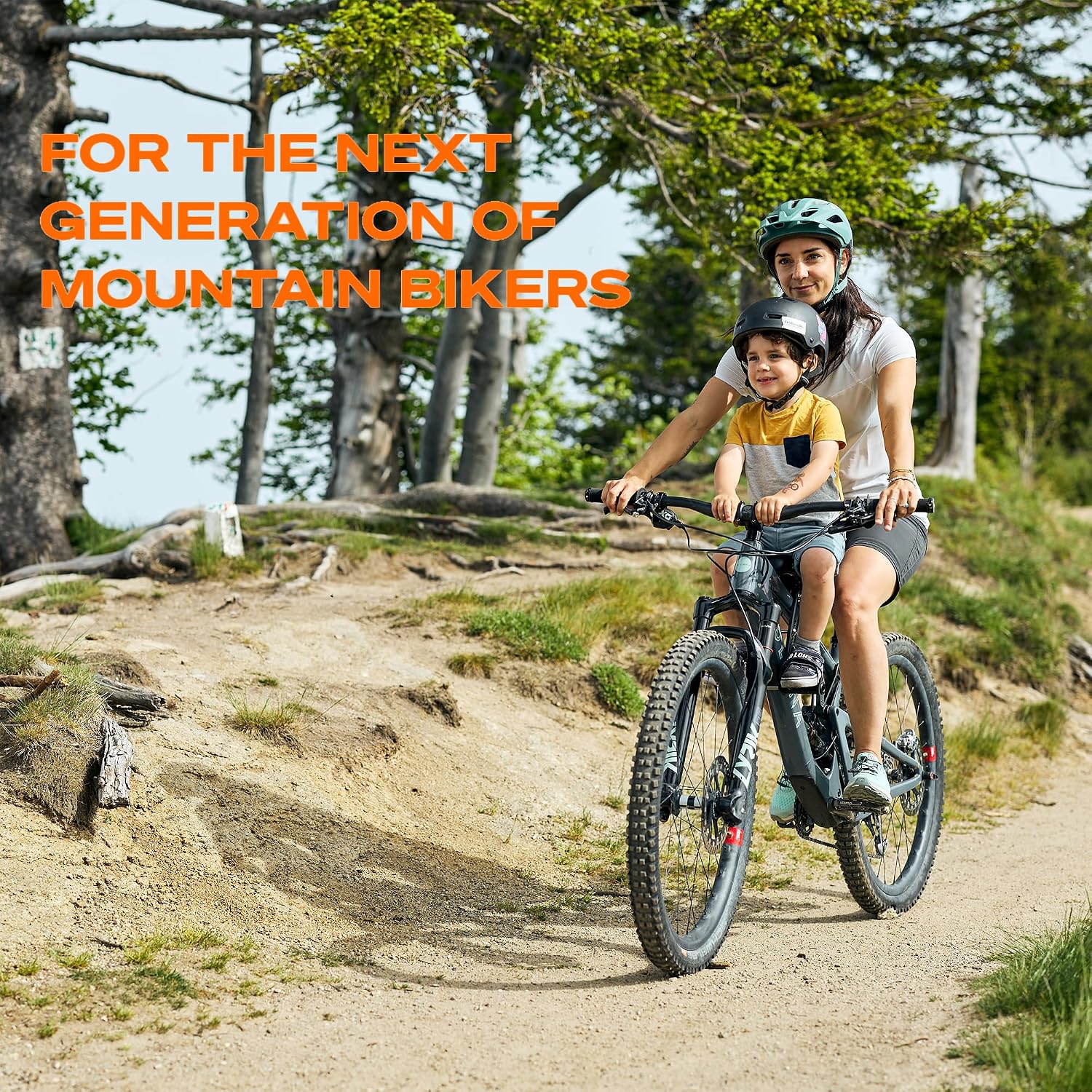 Kids Ride Shotgun - Child Bike Seats - Front Mounted, for Children Aged 2~5 Years, Fits Most Adult Modern Mountain Bikes, Adjustable for Comfort