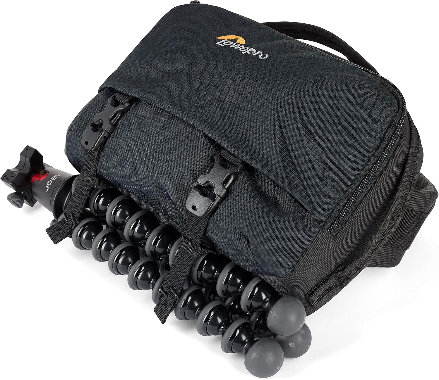 Lowepro Trekker Lite SLX 120, Compact Camera Backpack with Tablet Pocket, Camera Bag for Full Frame Mirrorless, Tripod Attachment, Water Bottle Holder, Black