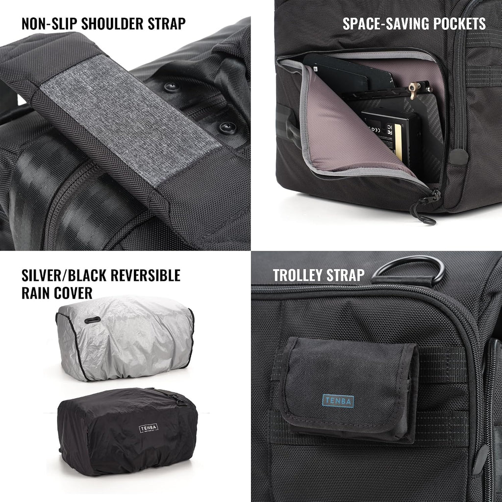 Tenba Cineluxe v2 Shoulder Bag 24 - Black