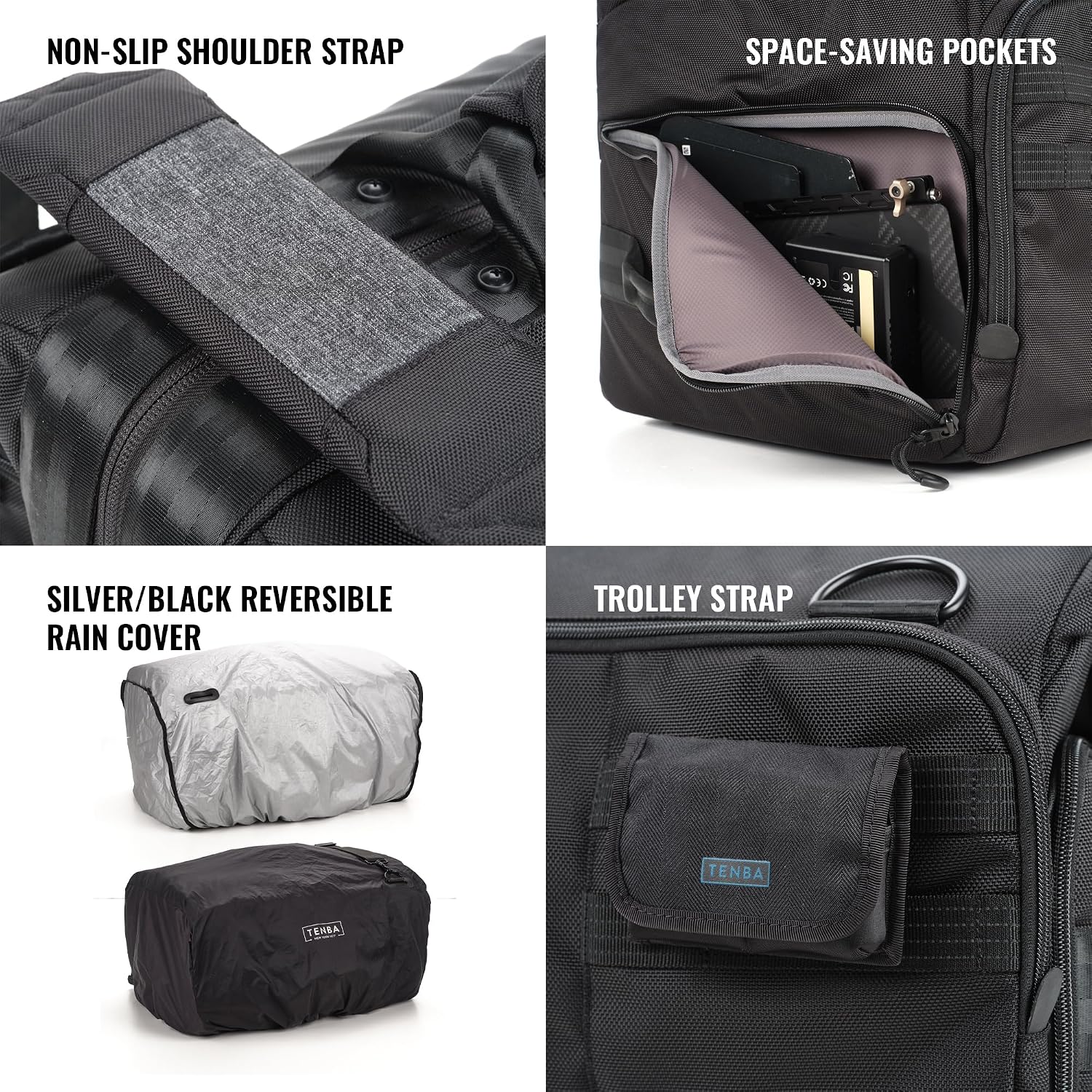 Tenba Cineluxe v2 Shoulder Bag 24 - Black