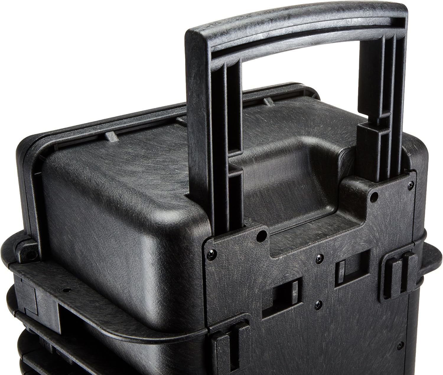 Amazon Basics Hard Protective Camera Case with Wheels, Large, Black, 22'L x 14'W x 9.8'H