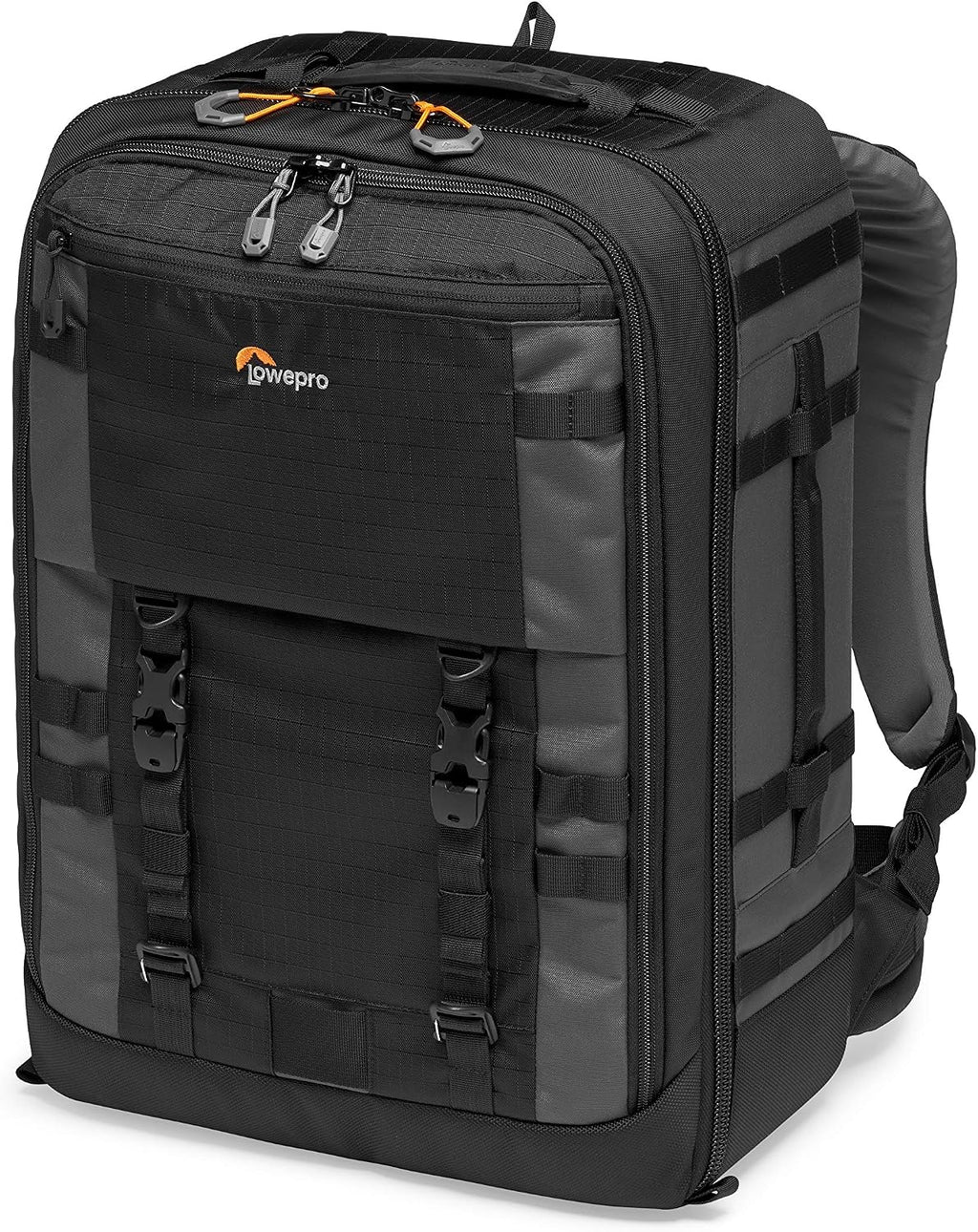 Lowepro Pro Trekker BP 450 AW II,Outdoor Camera Bag,Camera Backpack with Recycled Fabric,Fits 15' Laptop or Tablet,MaxFit Dividers,Weatherproof Cover,Mirrorless or DSLR Camera Case,Black or Dark Grey