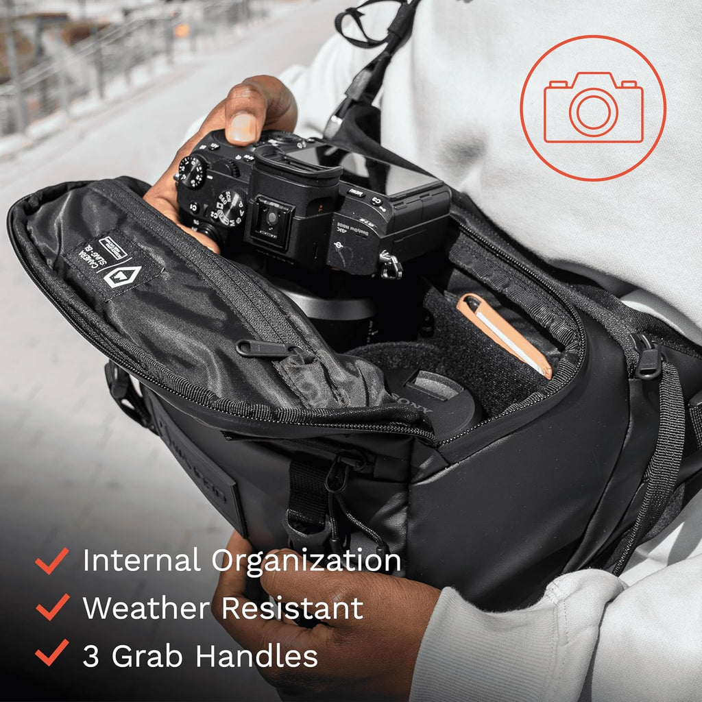 WANDRD ROGUE V1 6L Sling: Compact Camera Sling and Crossbody Bag with Fast Access, 3-Way Carry– Lightweight Everyday Bag Great for Travel, Photography, and Daily Use (Wasatch Green)