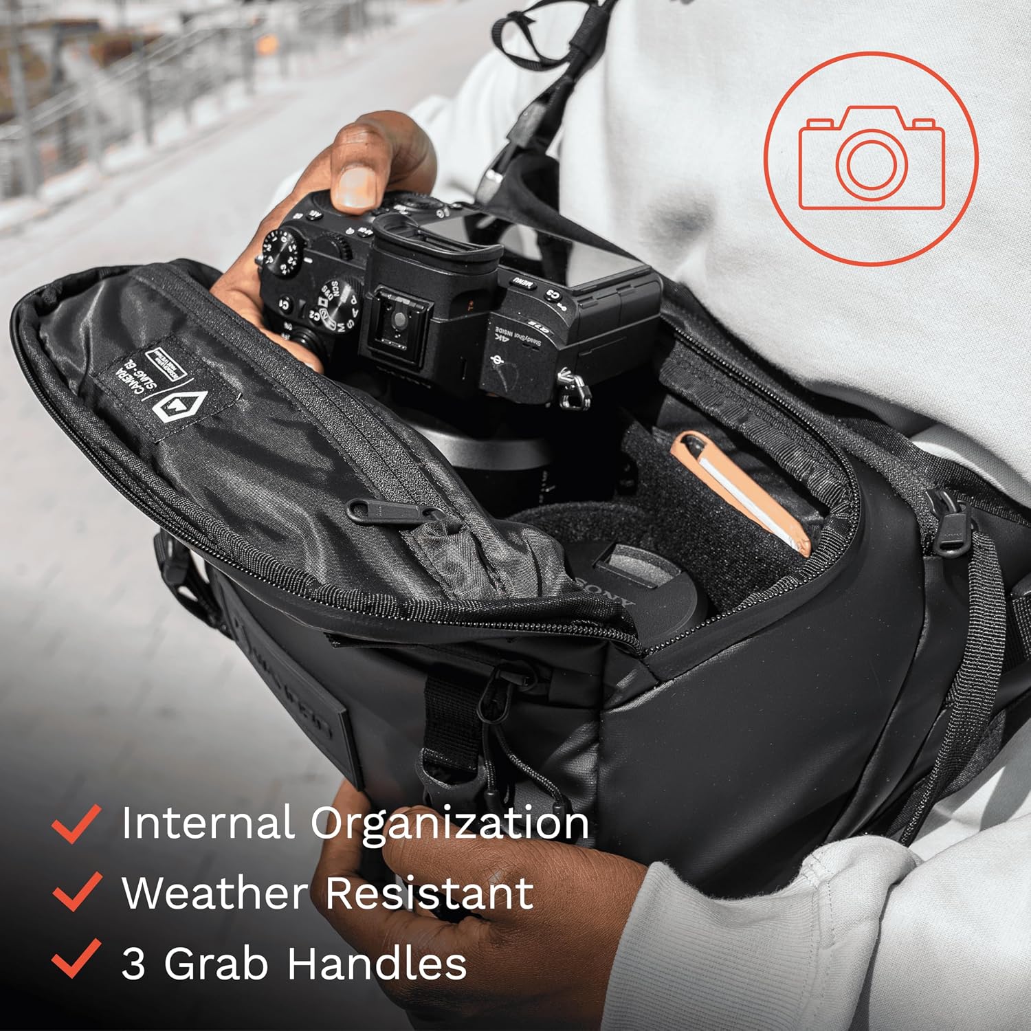 WANDRD ROGUE V1 6L Sling: Compact Camera Sling and Crossbody Bag with Fast Access, 3-Way Carry– Lightweight Everyday Bag Great for Travel, Photography, and Daily Use (Wasatch Green)