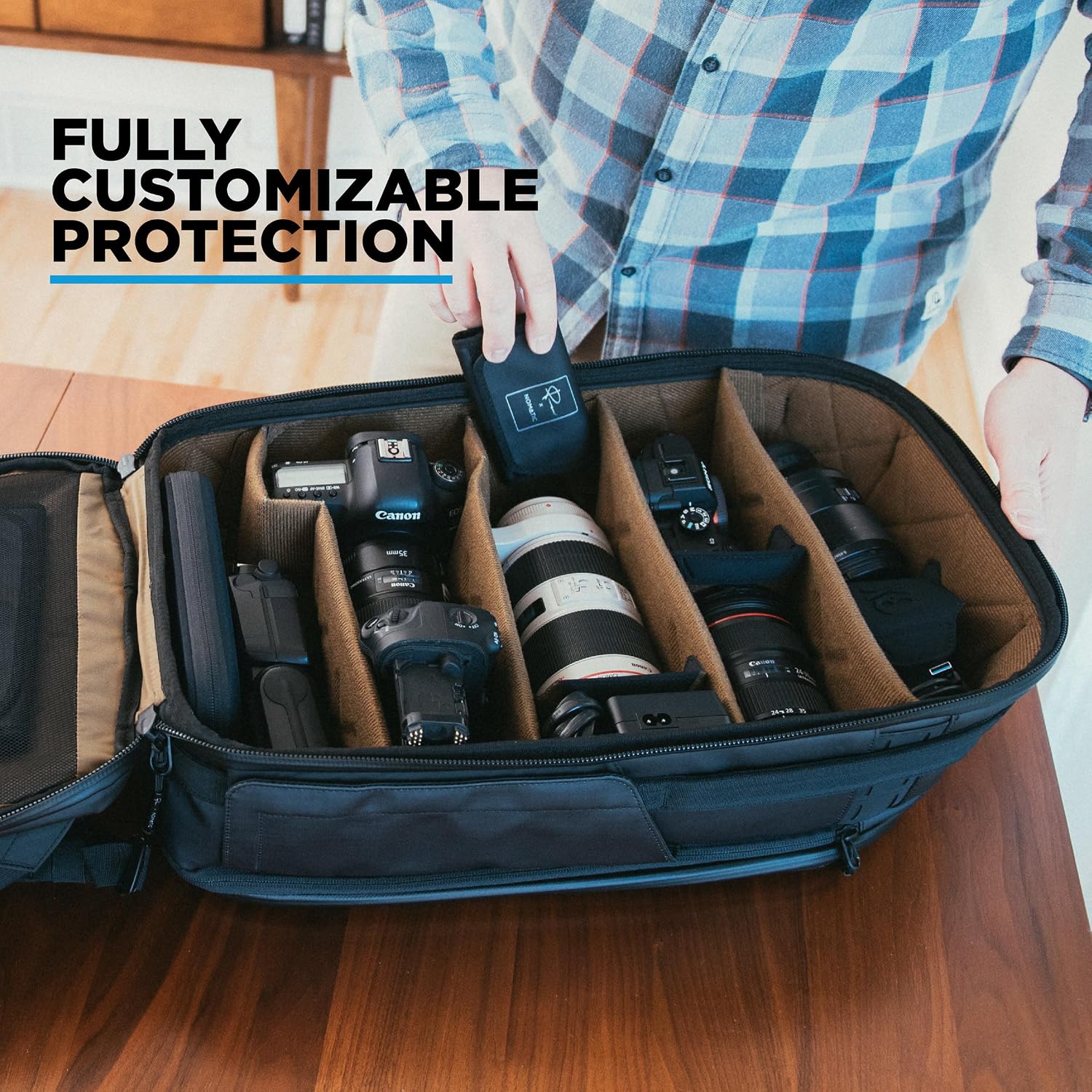 NOMATIC McKinnon Camera Pack- Travel Camera Bag by Peter McKinnon for Photographers, DSLR Camera Backpack for Men and Women