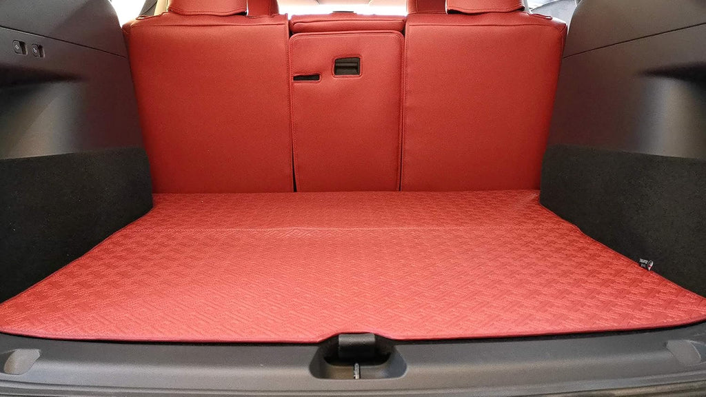 Seat Cover Custom Fit for Tesla Model Y Synthetic Leather Car Seat Cushion Protector for 2017 2018 2019 2020 2021 2022 2023 All Season Customized (Model Y Back Cover ONLY)
