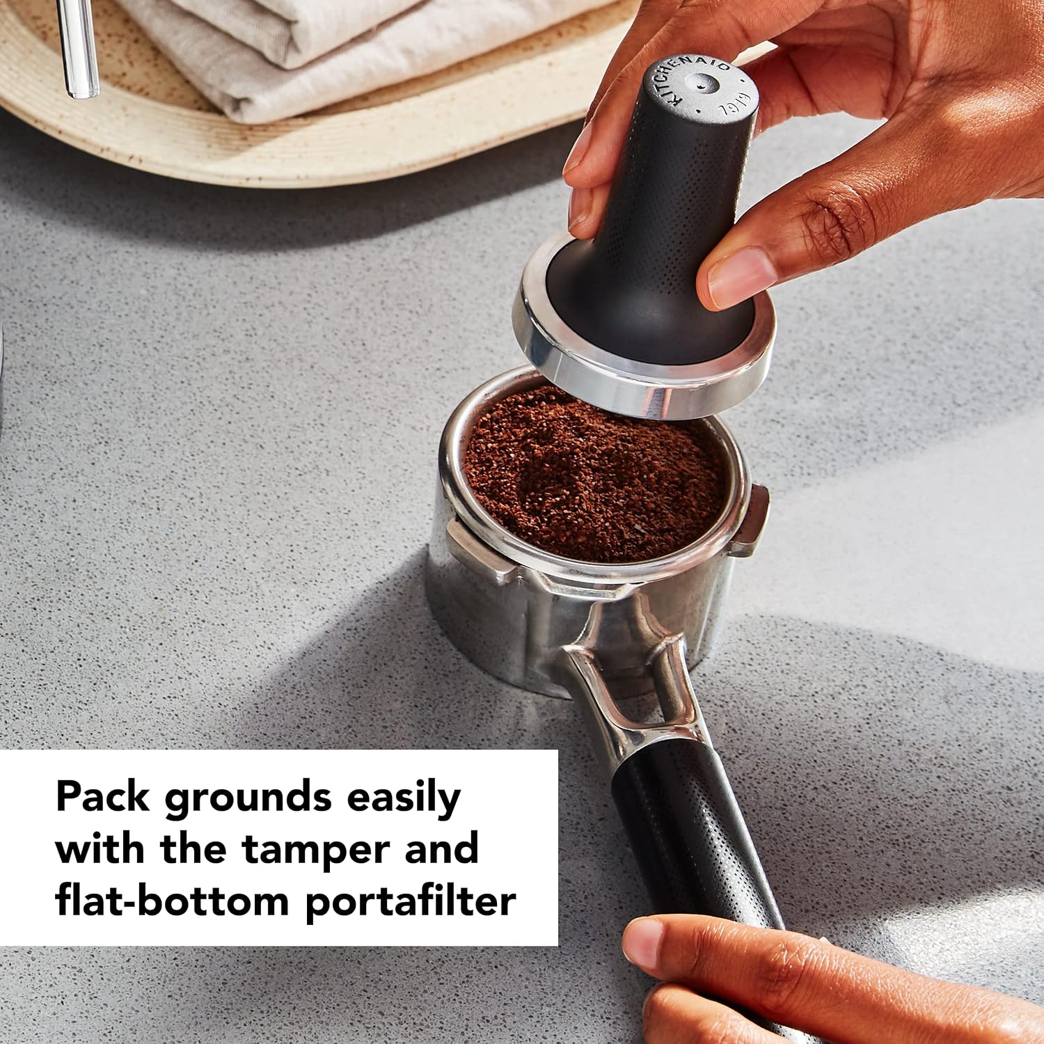 KitchenAid Metal Semi-Automatic Espresso Machine - KES6503