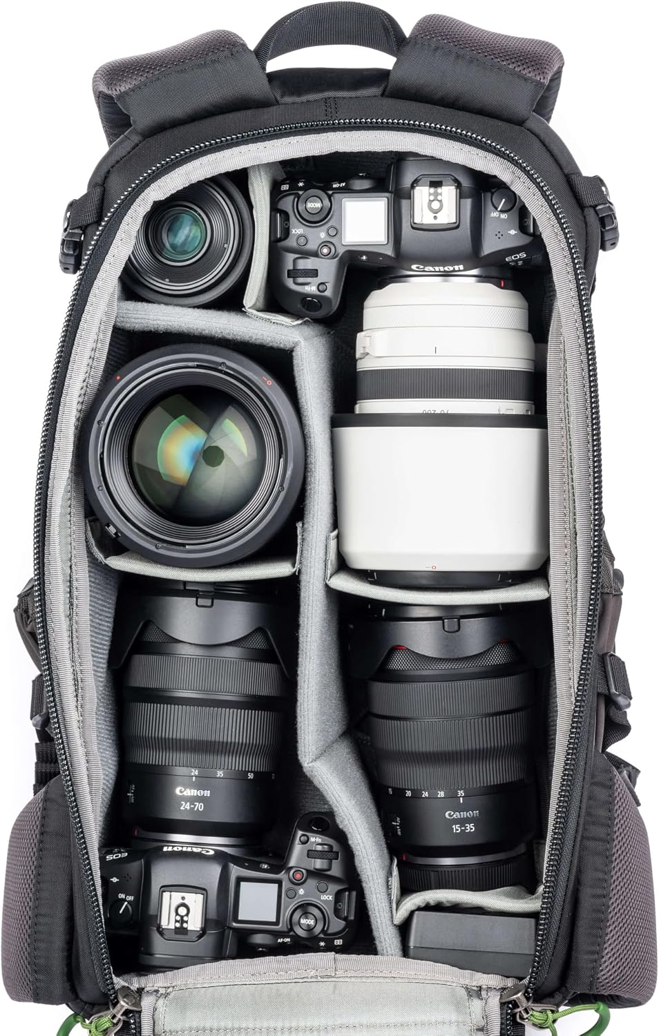 Think Tank BackLight 18L Camera Daypack Backpack for DSLR, Mirrorless, Photography and Video - Slate Black