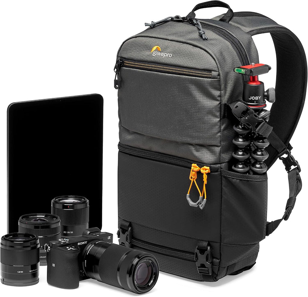Lowepro Slingshot SL 250 AW III Mirrorless and DSLR Sling Camera Bag with QuickDoor Access and 10 inch Tablet Compartment DSLR Accessories - for Sony A7, iPad, Surface Pro - 300D Ripstop - Grey, Model: LP37334-PWW