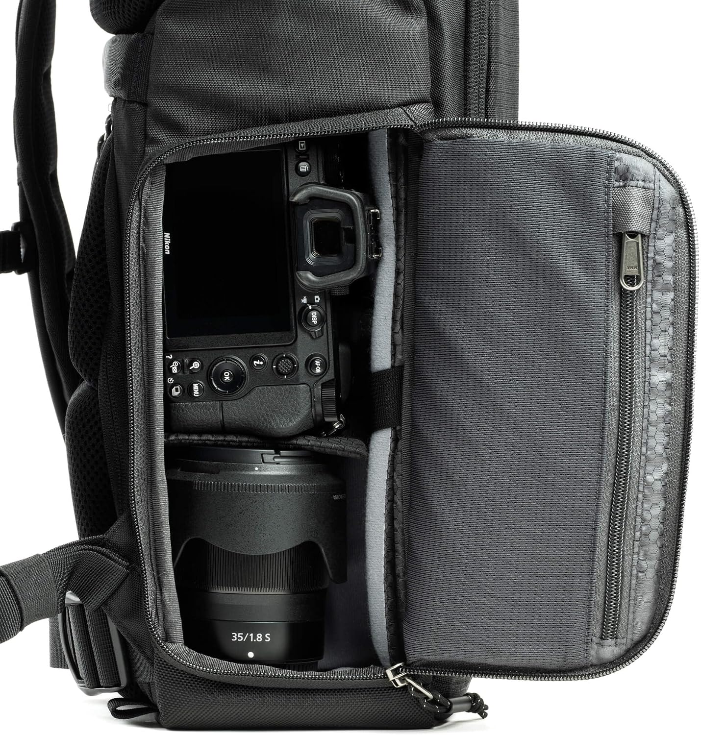 Think Tank FocusPoint 22L RollTop Camera Backpack - Urban Rust: Expandable Travel & Camera Backpack with Laptop Sleeve, Quick Side and Back Access, Rain Cover – Versatile Photography & Travel Bag
