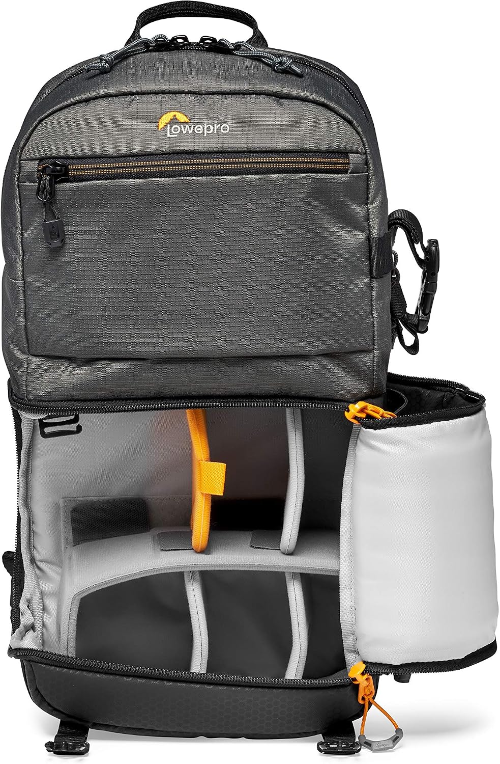 Lowepro Slingshot SL 250 AW III Mirrorless and DSLR Sling Camera Bag with QuickDoor Access and 10 inch Tablet Compartment DSLR Accessories - for Sony A7, iPad, Surface Pro - 300D Ripstop - Grey, Model: LP37334-PWW