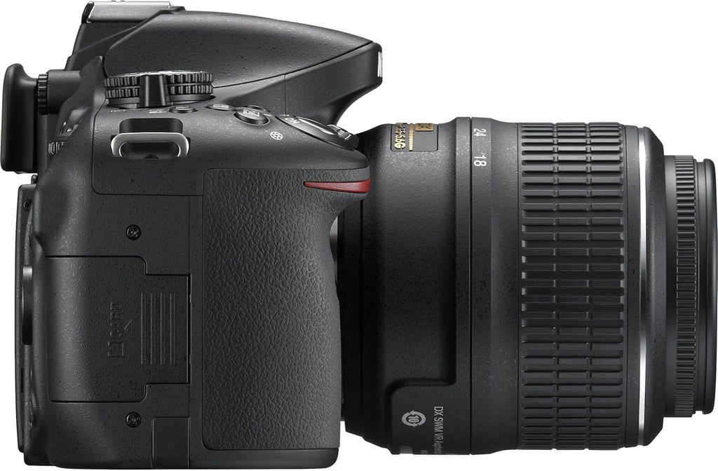 Nikon D5200 24.1 MP CMOS Digital SLR with 18-55mm f/3.5-5.6 AF-S DX VR NIKKOR Zoom Lens (Black)