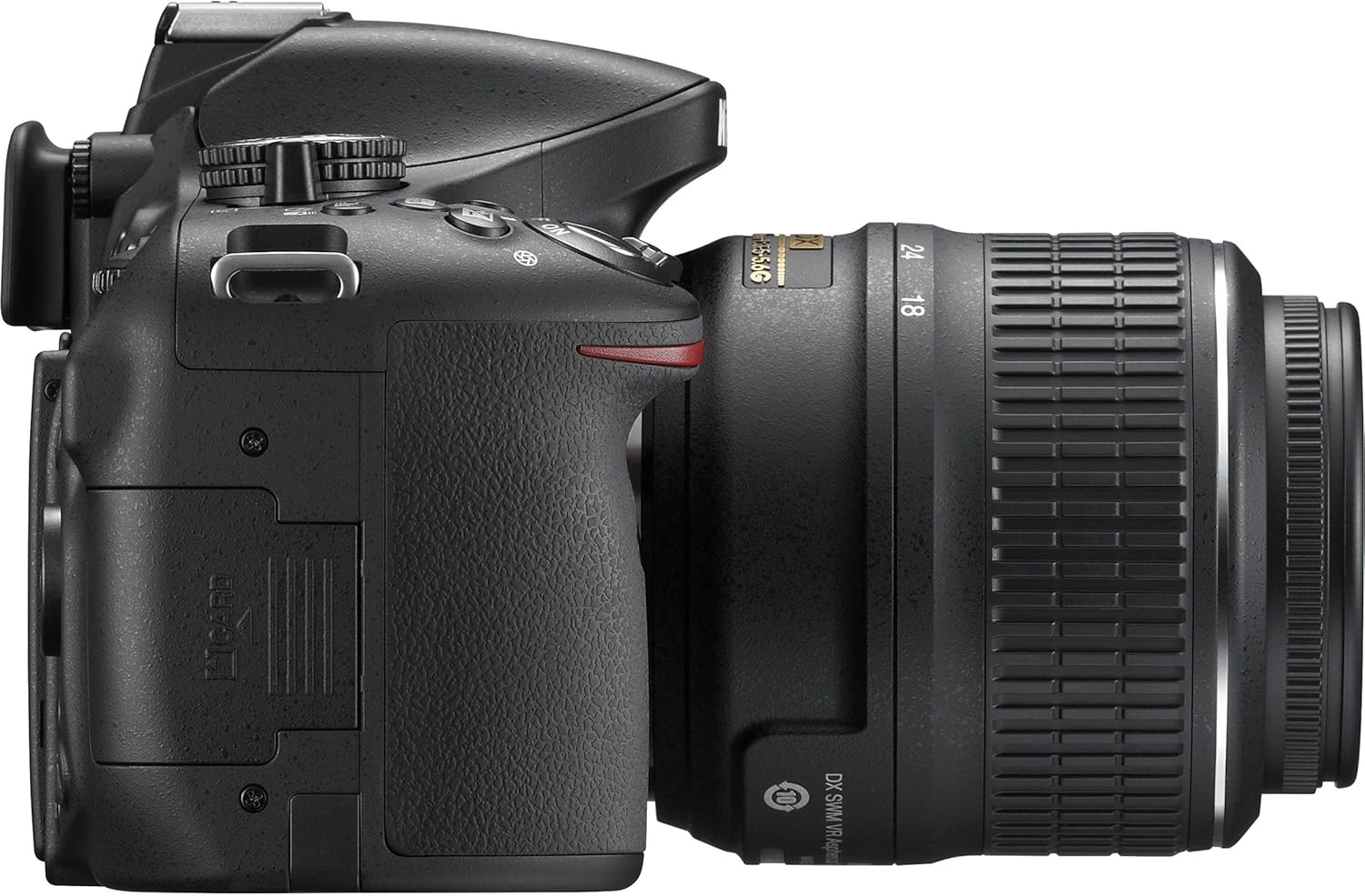 Nikon D5200 24.1 MP CMOS Digital SLR with 18-55mm f/3.5-5.6 AF-S DX VR NIKKOR Zoom Lens (Black)