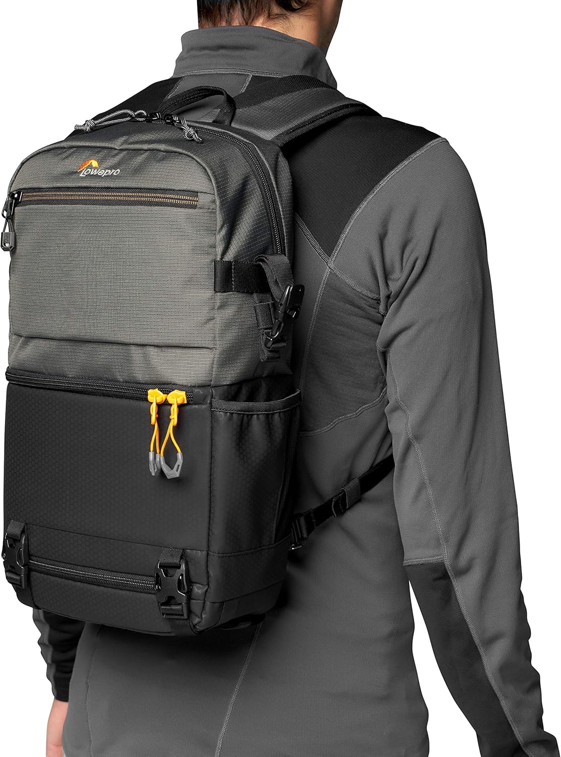 Lowepro Slingshot SL 250 AW III Mirrorless and DSLR Sling Camera Bag with QuickDoor Access and 10 inch Tablet Compartment DSLR Accessories - for Sony A7, iPad, Surface Pro - 300D Ripstop - Grey, Model: LP37334-PWW