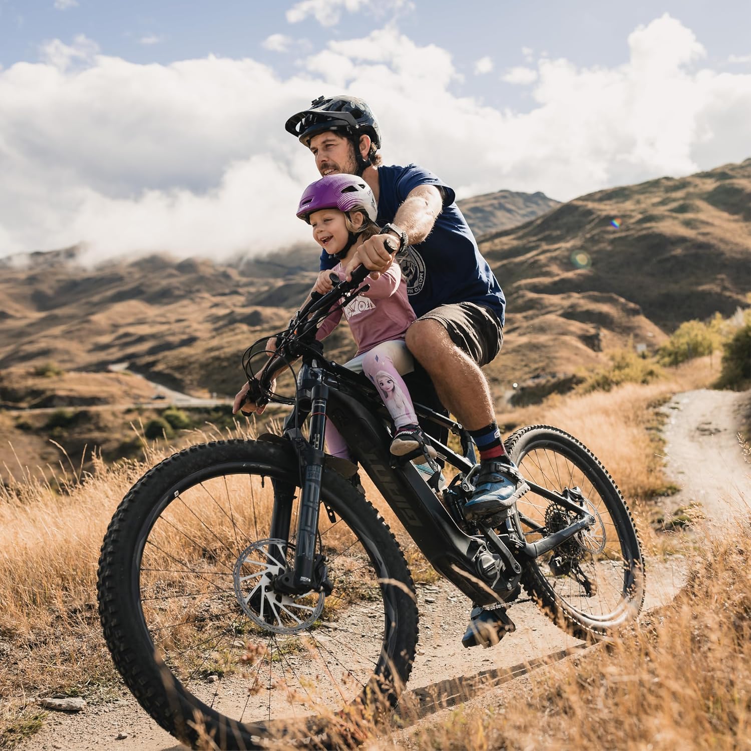 Kids Ride Shotgun - Child Bike Seats - Front Mounted, for Children Aged 2~5 Years, Fits Most Adult Modern Mountain Bikes, Adjustable for Comfort