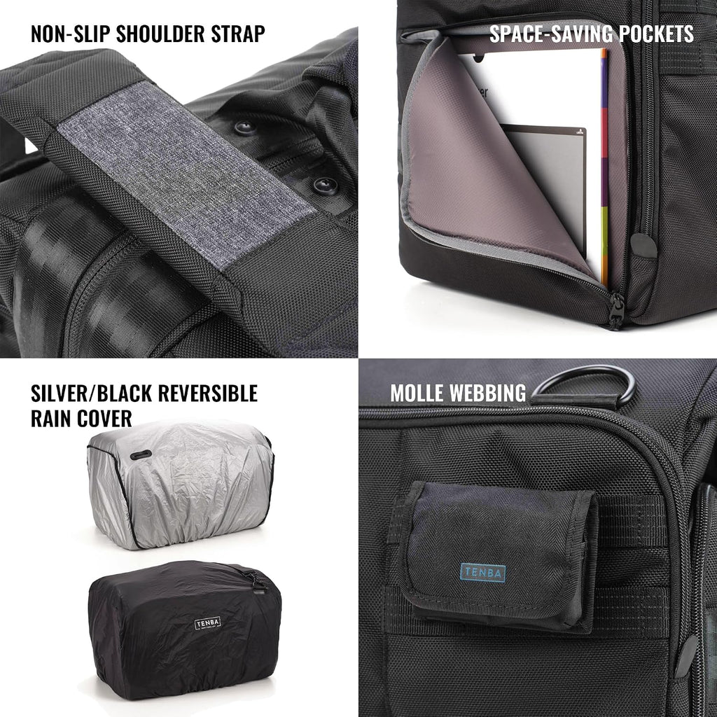 Tenba Cineluxe v2 Shoulder Bag 24 Hightop - Black