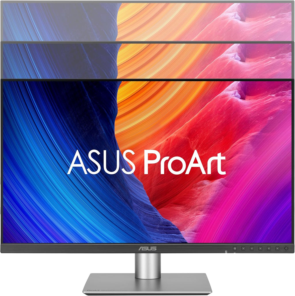 ASUS ProArt Display 27' 5K HDR Professional Monitor (PA27JCV) - 5K (5120 x 2880), IPS, 99% DCI-P3, 100% sRGB, ΔE < 2, USB-C PD 96W, Calman Verified, Color Accurate, LuxPixel, 3 yr Warranty
